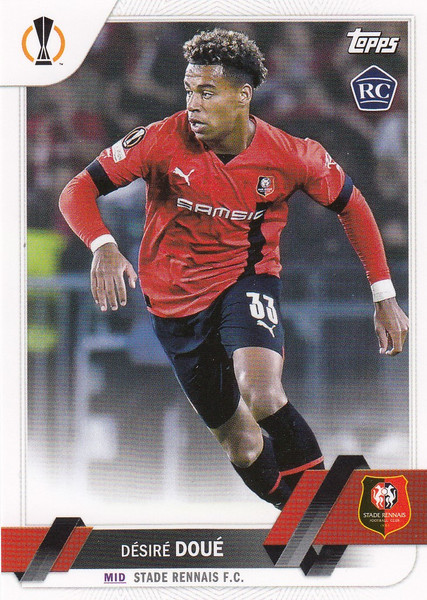 #48 Désiré Doué (Stade Rennais F.C.) Topps UCC Flagship 2022/23