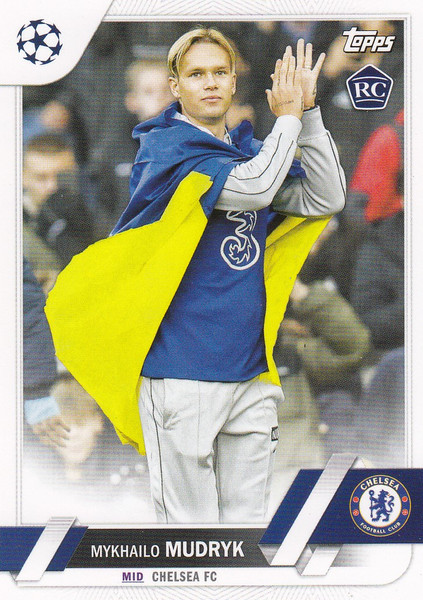 #52 Mykhailo Mudryk (Chelsea FC) Topps UCC Flagship 2022/23