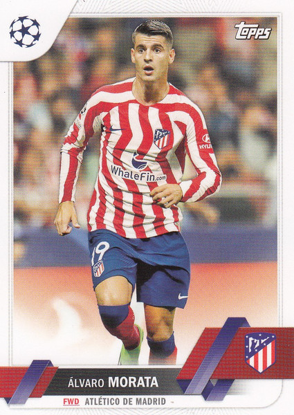 #72 Álvaro Morata (Atlético de Madrid) Topps UCC Flagship 2022/23