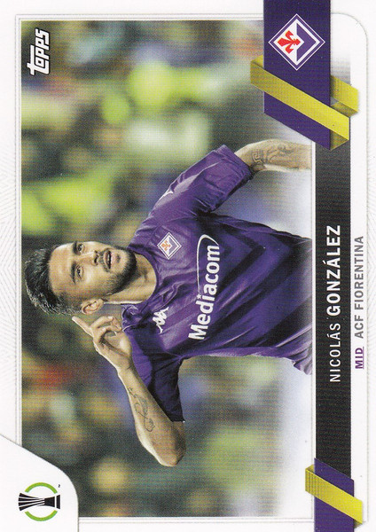#77 Nicolás González (ACF Fiorentina) Topps UCC Flagship 2022/23