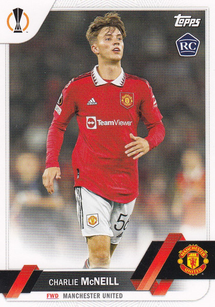 #85 Charlie McNeill (Manchester United) Topps UCC Flagship 2022/23