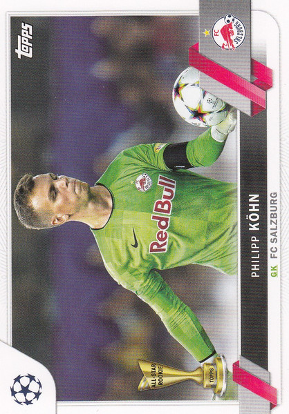 #92 Philipp Köhn (FC Salzburg) Topps UCC Flagship 2022/23