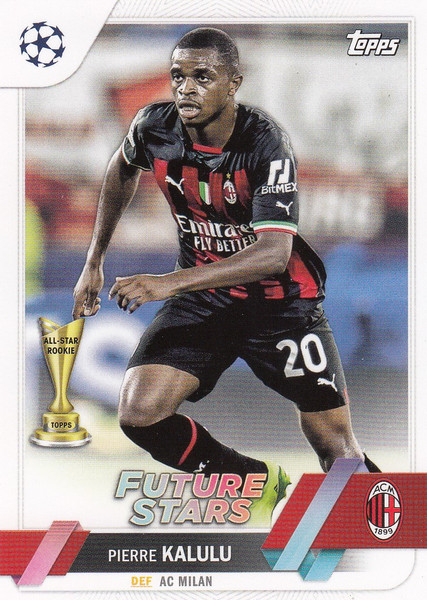 #93 Pierre Kalulu (AC Milan) Topps UCC Flagship 2022/23