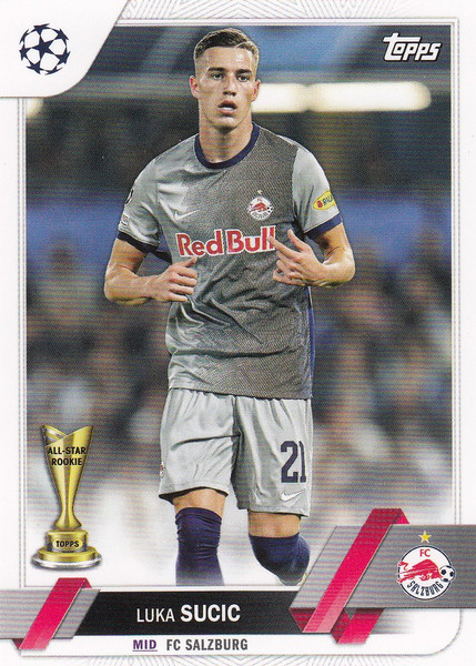 #95 Luka Sucic (FC Salzburg) Topps UCC Flagship 2022/23