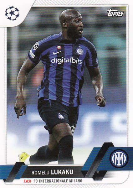 #96 Romelu Lukaku (FC Internazionale Milano) Topps UCC Flagship 2022/23