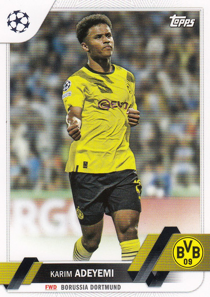 #122 Karim Adeyemi (Borussia Dortmund) Topps UCC Flagship 2022/23
