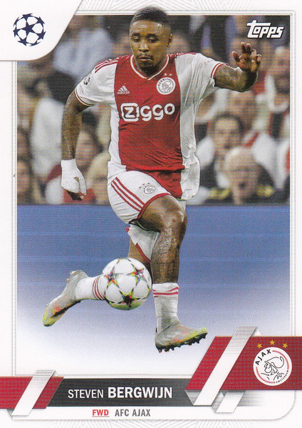 #176 Steven Bergwijn (AFC Ajax) Topps UCC Flagship 2022/23