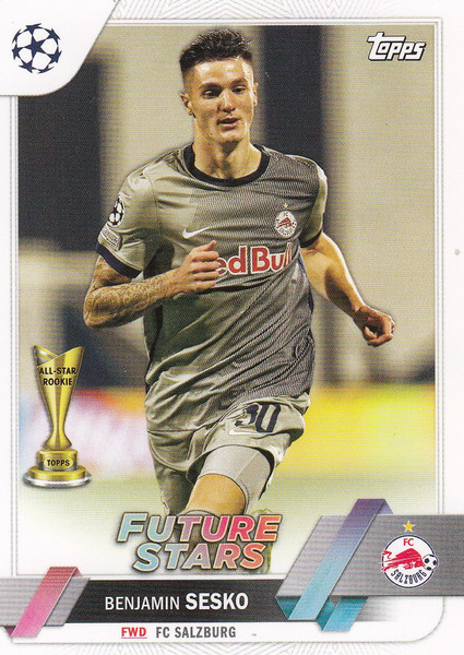 #177 Benjamin Sesko (FC Salzburg) Topps UCC Flagship 2022/23