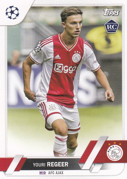 #179 Youri Regeer (AFC Ajax) Topps UCC Flagship 2022/23