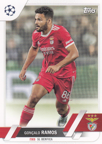 #181 Gonçalo Ramos (SL Benfica) Topps UCC Flagship 2022/23