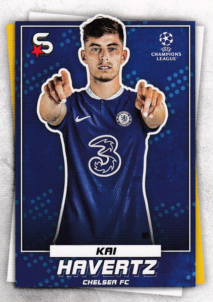 #25 Kai Havertz (Chelsea) Topps UEFA Football Superstars 2022/23