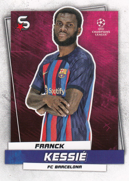 #50 Franck Kessie (FC Barcelona) Topps UEFA Football Superstars 2022/23