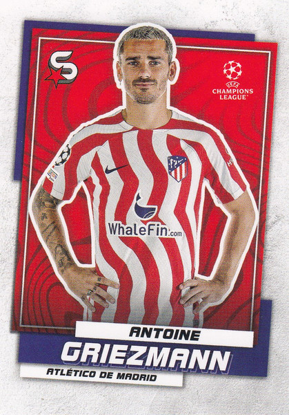 #63 Antoine Griezmann (Atlético de Madrid) Topps UEFA Football Superstars 2022/23