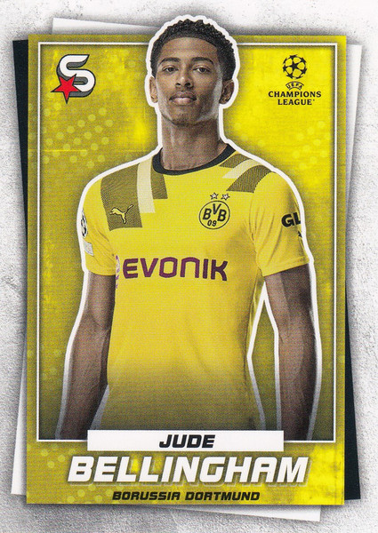 #107 Jude Bellingham (Borussia Dortmund) Topps UEFA Football Superstars 2022/23