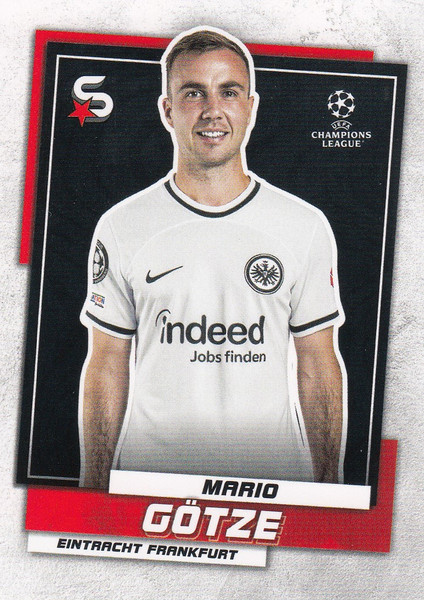 #124 Mario Götze (Eintracht Frankfurt) Topps UEFA Football Superstars 2022/23