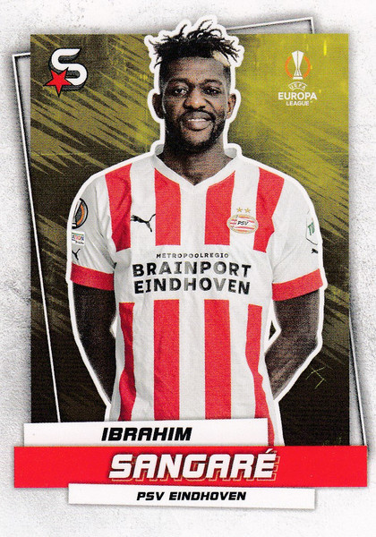 #156 Ibrahim Sangare (PSV Eindhoven) Topps UEFA Football Superstars 2022/23