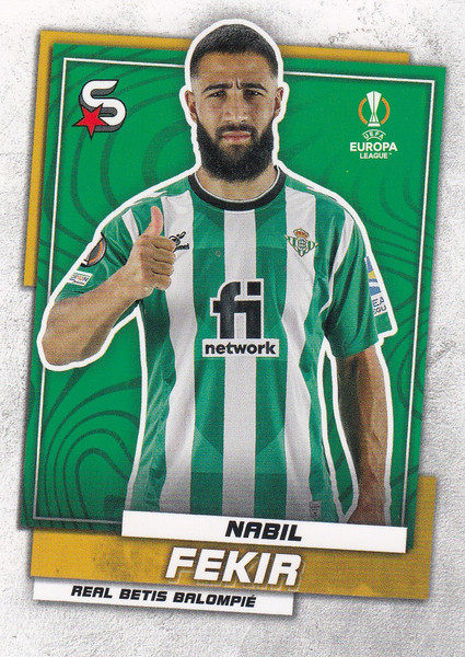 #175 Nabil Fekir (Real Betis Balompié) Topps UEFA Football Superstars 2022/23