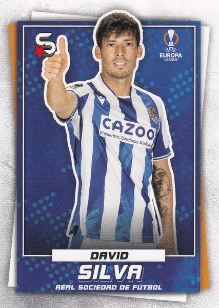 #176 David Silva (Real Sociedad de Futbol) Topps UEFA Football Superstars 2022/23