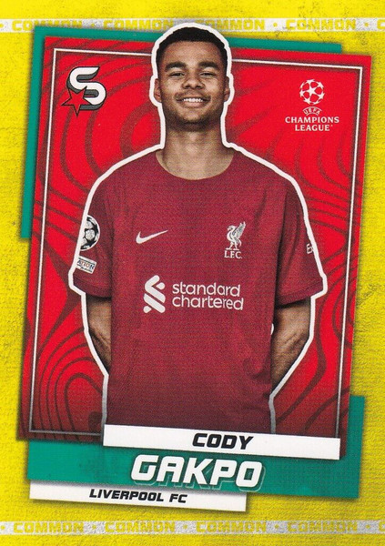 #16 Cody Gakpo (Liverpool) Topps UEFA Football Superstars 2022/23 COMMON CARD