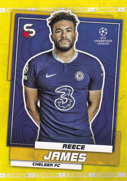 #21 Reece James (Chelsea) Topps UEFA Football Superstars 2022/23 COMMON CARD