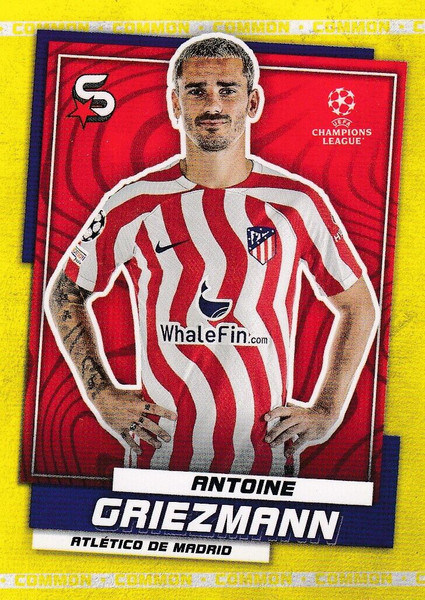 #63 Antoine Griezmann (Atlético de Madrid) Topps UEFA Football Superstars 2022/23 COMMON CARD