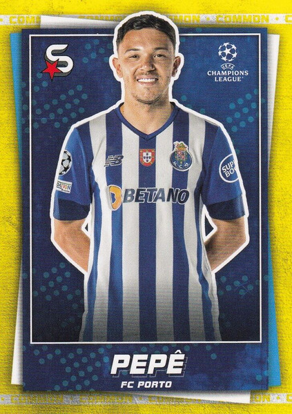 #143 Pepe (FC Porto) Topps UEFA Football Superstars 2022/23 COMMON CARD