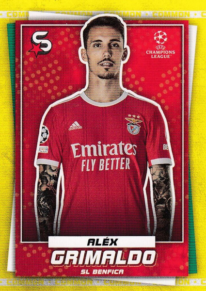 #149 Alex Grimaldo (SL Benfica) Topps UEFA Football Superstars 2022/23 COMMON CARD