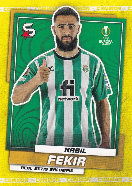 #175 Nabil Fekir (Real Betis Balompié) Topps UEFA Football Superstars 2022/23 COMMON CARD