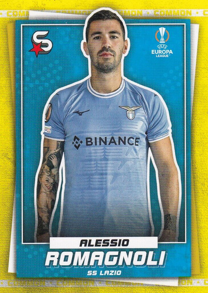 #179 Alessio Romagnoli (SS Lazio) Topps UEFA Football Superstars 2022/23 COMMON CARD