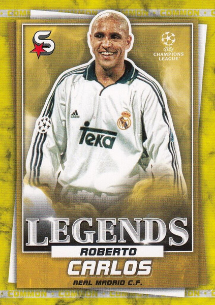 #194 Roberto Carlos (Real Madrid CF) Topps UEFA Football Superstars 2022/23 COMMON CARD
