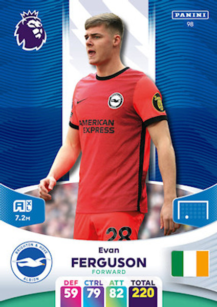 #98 Evan Ferguson (Brighton & Hove Albion) Adrenalyn XL Premier League 2024