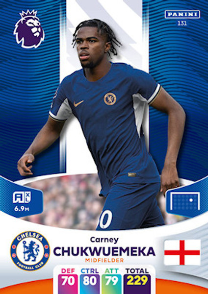 #131 Carney Chukwuemeka (Chelsea) Adrenalyn XL Premier League 2024