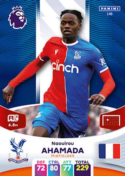 #148 Naouirou Ahamada (Crystal Palace) Adrenalyn XL Premier League 2024