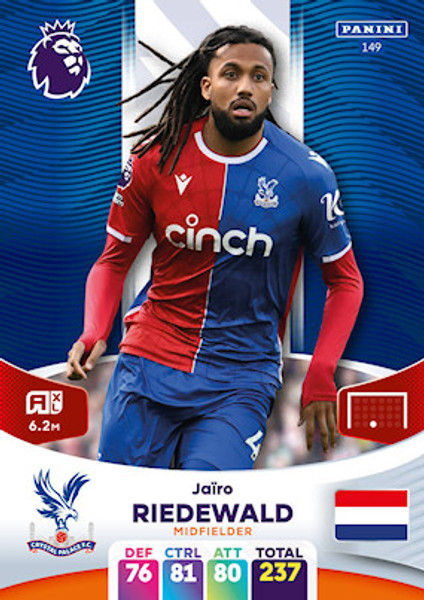 #149 Jairo Riedeweld (Crystal Palace) Adrenalyn XL Premier League 2024