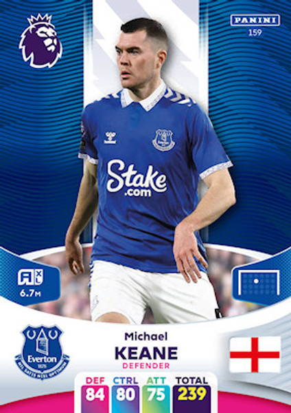 #159 Michael Keane (Everton) Adrenalyn XL Premier League 2024