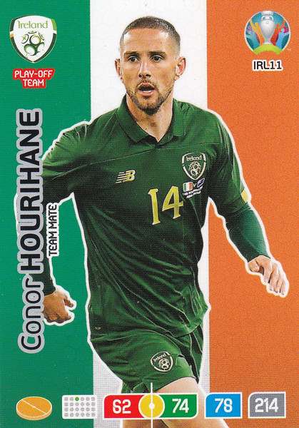 #IRL11 Conor Hourihane (Republic of Ireland) Adrenalyn XL Euro 2020