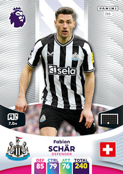#266 Fabian Schar (Newcastle United) Adrenalyn XL Premier League 2024