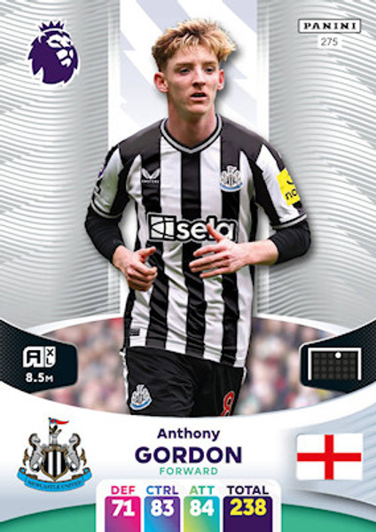 #275 Anthony Gordon (Newcastle United) Adrenalyn XL Premier League 2024