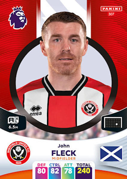 #307 John Fleck (Sheffield United) Adrenalyn XL Premier League 2024