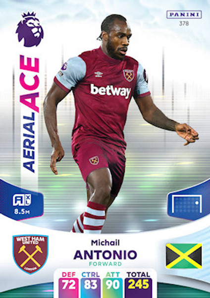 #378 Michail Antonio (West Ham United) Adrenalyn XL Premier League 2024 AERIAL ACE