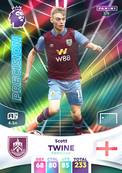 #379 Scott Twine (Burnley) Adrenalyn XL Premier League 2024 PRECISION