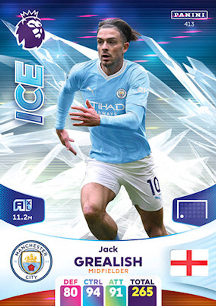 #413 Jack Grealish (Manchester City) Adrenalyn XL Premier League 2024 ICE