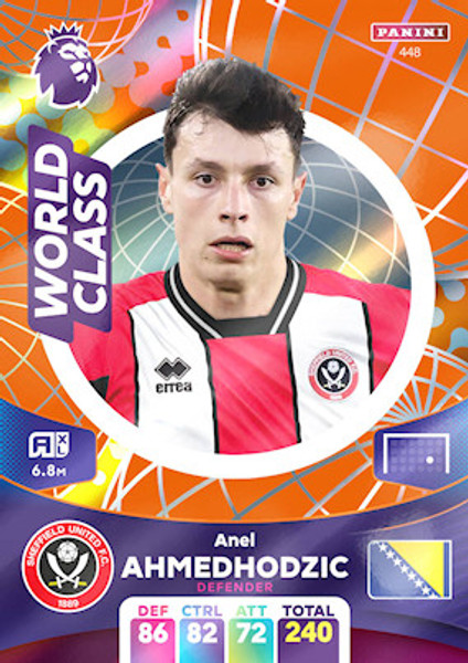 #448 Anel Ahmedhodzic (Sheffield United) Adrenalyn XL Premier League 2024 WORLD CLASS