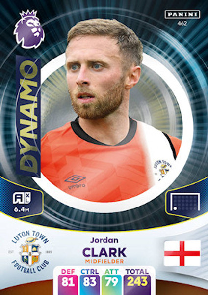 #462 Jordan Clark (Luton Town) Adrenalyn XL Premier League 2024 DYNAMO