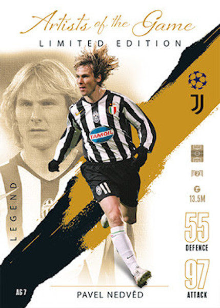 #AG7 Pavel Nedved (Juventus) Match Attax Champions League 2023/24 ARTISTS OF THE GAME