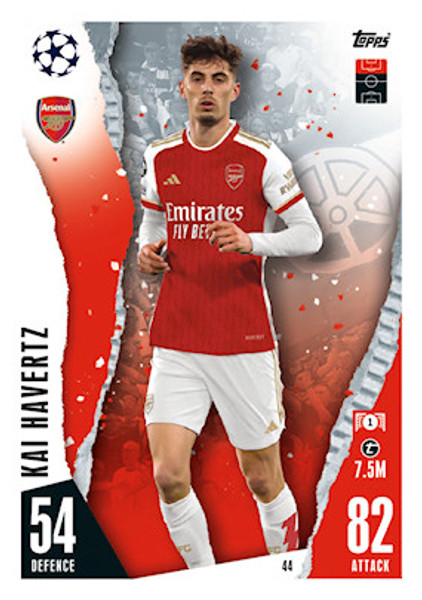 #44 Kai Havertz (Arsenal) Match Attax Champions League 2023/24