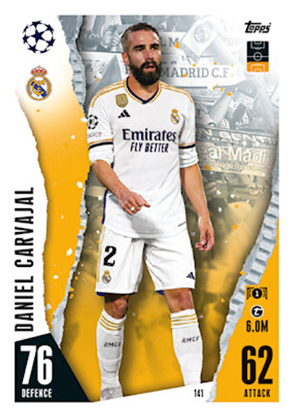 #141 Daniel Carvajal (Real Madrid CF) Match Attax Champions League 2023/24