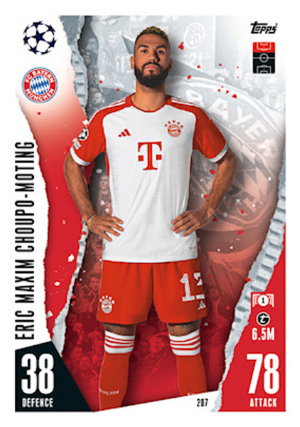 #207 Eric Maxim Choupo-Moting (FC Bayern München) Match Attax Champions League 2023/24