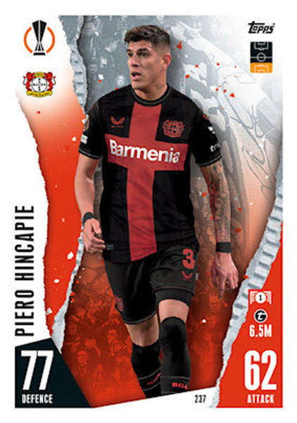 #237 Piero Hincapie (Bayer 04 Leverkusen) Match Attax Champions League 2023/24