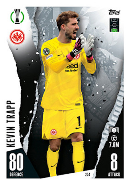 #254 Kevin Trapp (Eintracht Frankfurt) Match Attax Champions League 2023/24